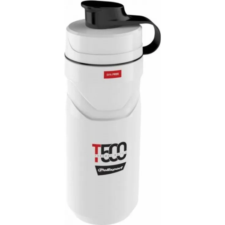 Polisport Flasche Thermal T500 500 ml Polypropylen weiß-rot
