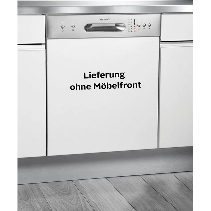 Hanseatic HGTI6082E127735BS, Geschirrspüler, E, Geräuschemissionsklasse C, Geräuschemissionen 49 Dezibel