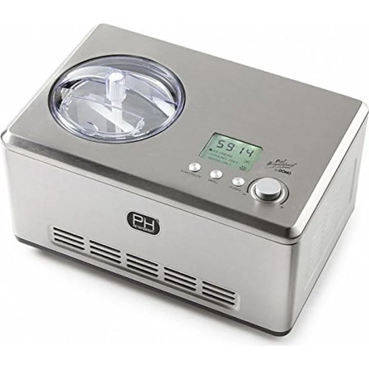 Domo DO9201L 2 L DO9201I DO920I Eismaschine, Edelstahl rostfrei, 2 liters, Silber – Bild 1