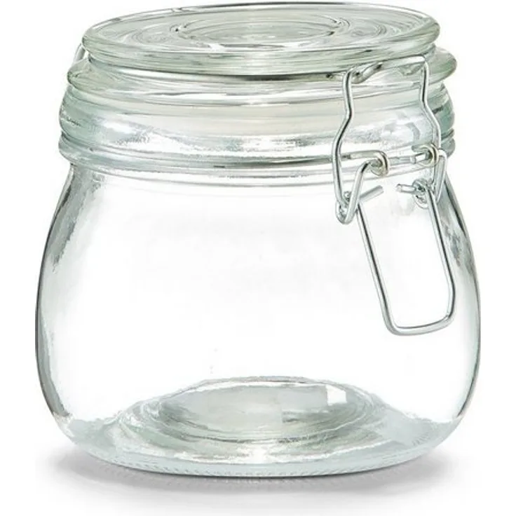 Zeller Present Vorratsglas, Einmachglas, Glas, 0,5L, transparent