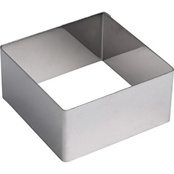 GOBEL Edelstahl quadratisch, 60 mm, 6 Stück