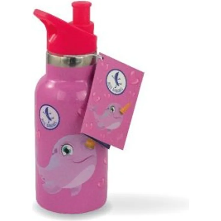 Blue Bananas 32100 - 350 ml Edelstahl Trinkflasche für Kids – Hochwertige Trinkflasche Edelstahl Vakuum Flasche – mit Narwahle Motiv