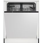 Beko BDIN16420, Geschirrspüler, E, Geräuschemissionsklasse C, Geräuschemissionen 49 Dezibel