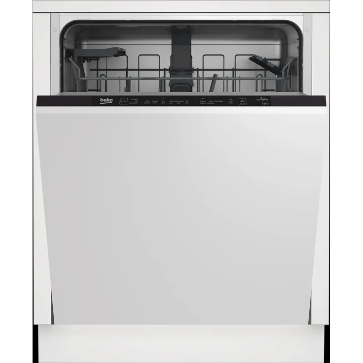 Beko BDIN16420, Geschirrspüler, E, Geräuschemissionsklasse C, Geräuschemissionen 49 Dezibel