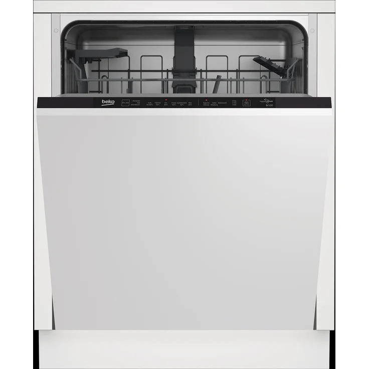 Beko BDIN16420, Geschirrspüler, E, Geräuschemissionsklasse C, Geräuschemissionen 49 Dezibel – Bild 1