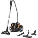 Rowenta RO7244 X-Trem Power Cyclonic | Beutelloser Staubsauger | Vacuum-Cleaner | Sehr Leise | 2,5L Staubvolumen | Tierhaar | Auto | Schwarz-Orange