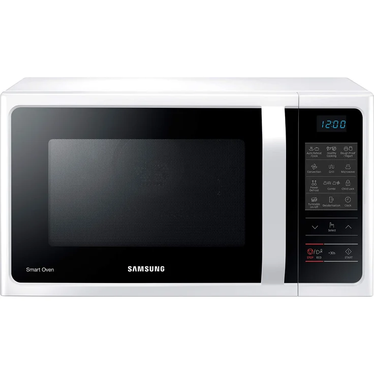 Samsung MW5000H MC2BH5013AW-EG Kombi-Mikrowelle mit Grill und Heißluft - 900 W - 28 L Garraum Extra Groß - 51,7 cm Breite - Power Defrost - 35 Automatikprogramme - weiß - E-Commerce Verpackung – Bild 1