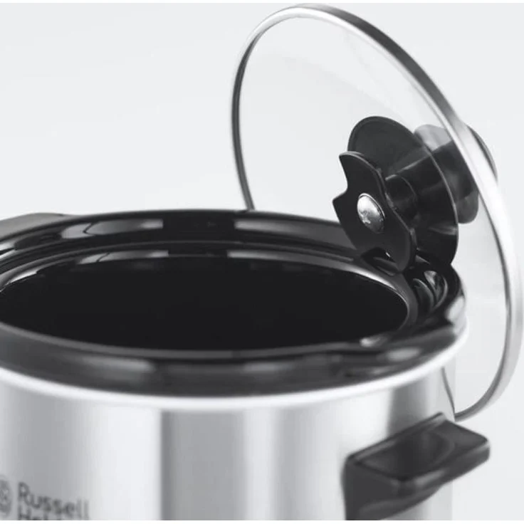Russell Hobbs Slow Cooker, Schongarer Mini 2,0l, 2 Temperatureinstellungen & Warmhaltefunktion, Keramik Gartopf, kompaktes Design, Compact Home Slowcooker 25570-56 – Bild 2