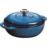 Lodge lierter Dutch Oven 3 Qt blau