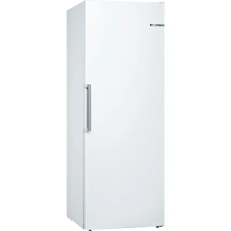 Bosch GSN58DWDV Gefrierschrank, freistehend, weiß, NoFrost, LED, Breite 70 cm, Energieklasse D