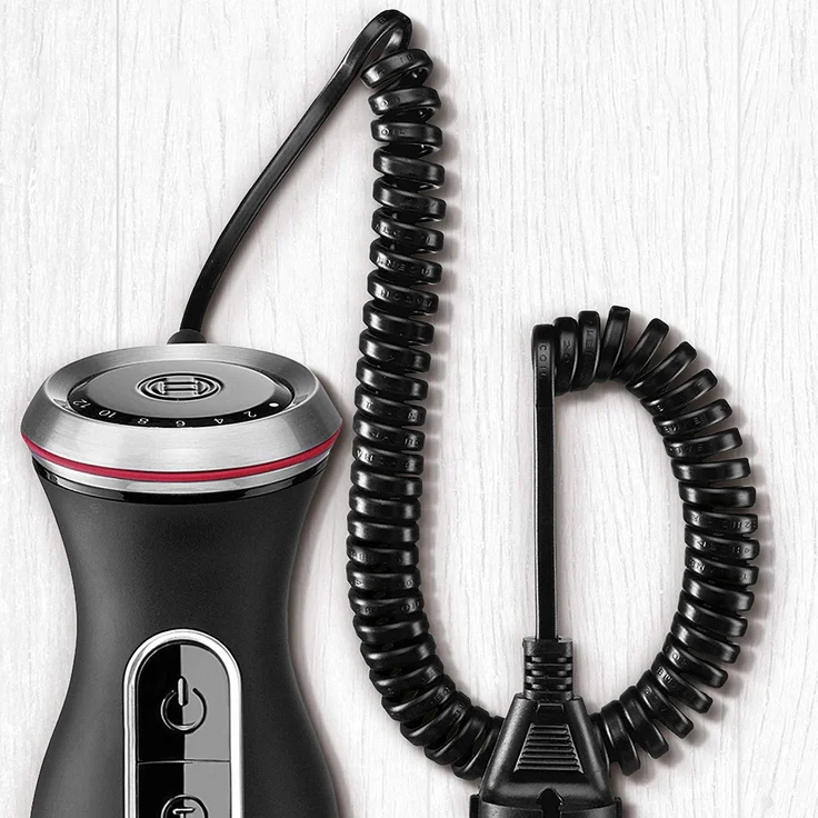 Bosch MaxoMixx Stabmixer Set MS8CM61X1, 12 Stufen, Turbostufe, Würfelschneider, 1000 Watt, Edelstahl – Bild 3