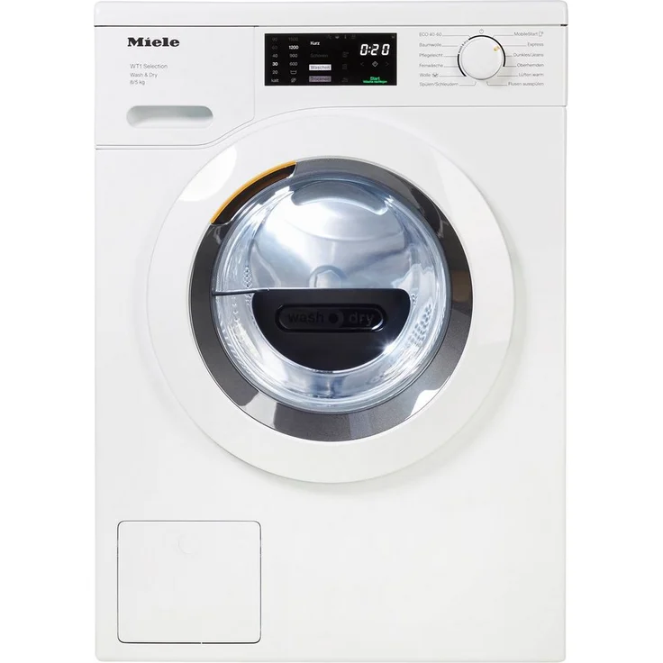 Miele WTD163 WCS, Waschtrockner, Energieeffizienzklasse D, Standgerät, Breite 59,6 cm, Geräuschemissionsklasse A – Bild 3