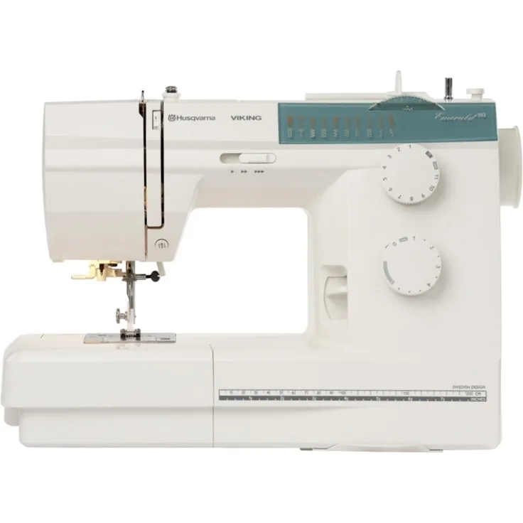 Husqvarna Viking Emerald 118 Nutzstich- Nähmaschine, weiß