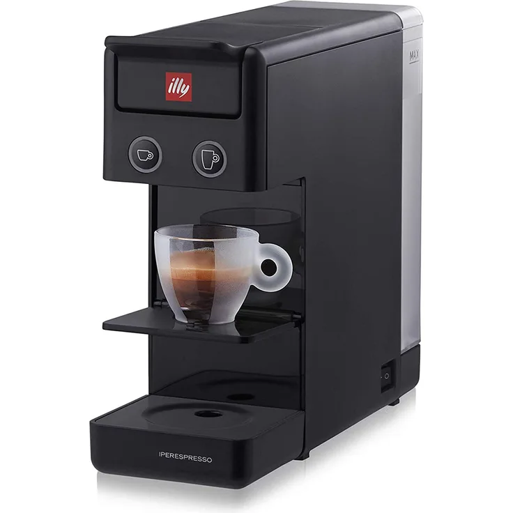 illy Kaffee, Kaffemaschine für Iperespresso Kapseln Y3.2 Schwarz