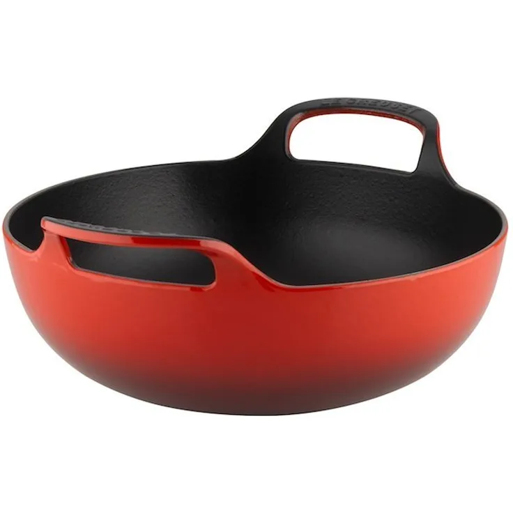 Le Creuset Balti-Topf aus Gusseisen, 24 cm kirschrot, 3 qt. (9.5''), L2042-2467