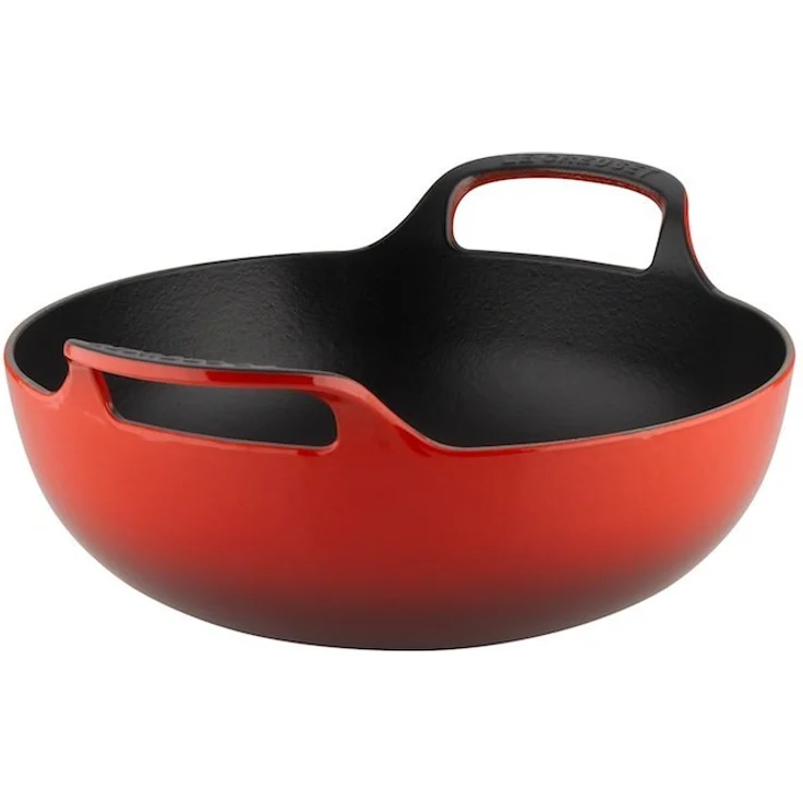 Le Creuset Balti-Topf aus Gusseisen, 24 cm kirschrot, 3 qt. (9.5''), L2042-2467