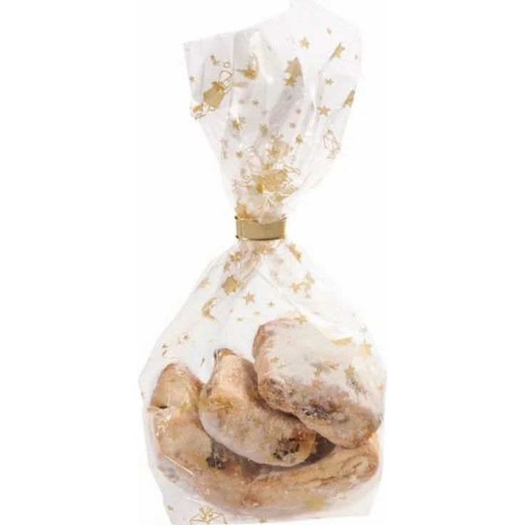 Folia Folia Cellglasbeutel mit Weihnachtsdruck - 18 x 30 cm