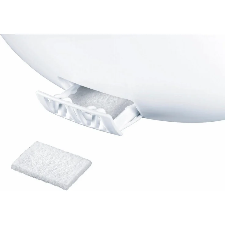 Beurer LB 37 Luftbefeuchter mit mikrofeiner Ultraschall-Zerstäubung, leisem Nachtmodus, Aromafunktion, weiß – Bild 3