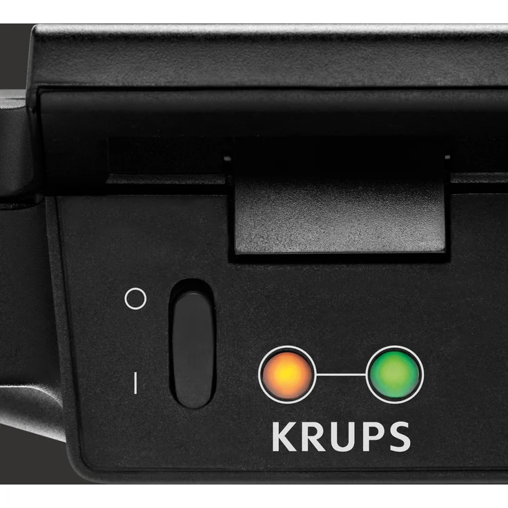 Krups Sandwichmaker FDK451, für gegrillte Sandwichtoasts in Dreiecksform, Antihaftbeschichtete Platten Leichte Reinigung, Kein Anbrennen Aufheiz- und Temperaturkontrollleuchte, 850W – Bild 3