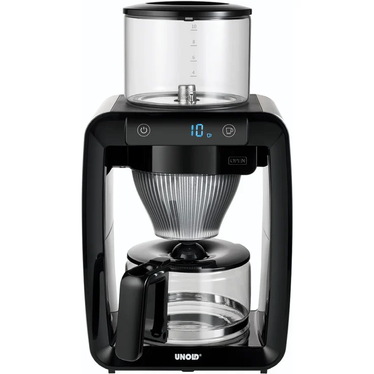 Unold 28435 Filterkaffeemaschine Aroma, 1,25 l Wassertank, schwarz – Bild 1