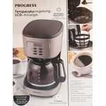 Progress digitale Kaffeemaschine Titanium Edition Metallische Oberfläche