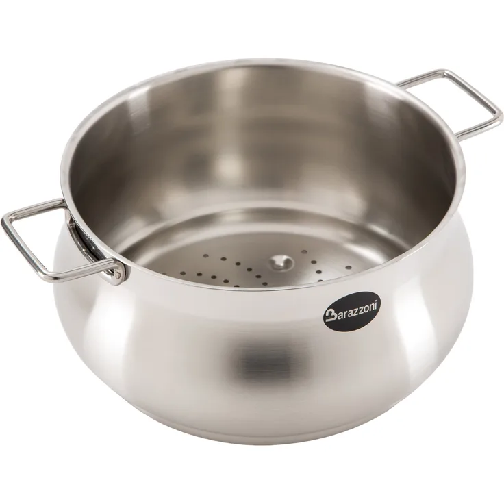 Barazzoni Tummy Nudelsieb VAPO Linie, Made in Italy, Edelstahl 18-10, Ø 22 cm
