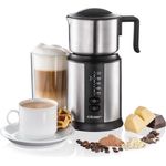 Cloer 7789 Milchaufschäumer, Edelstahl, mit Schoko-Modus, edelstahl