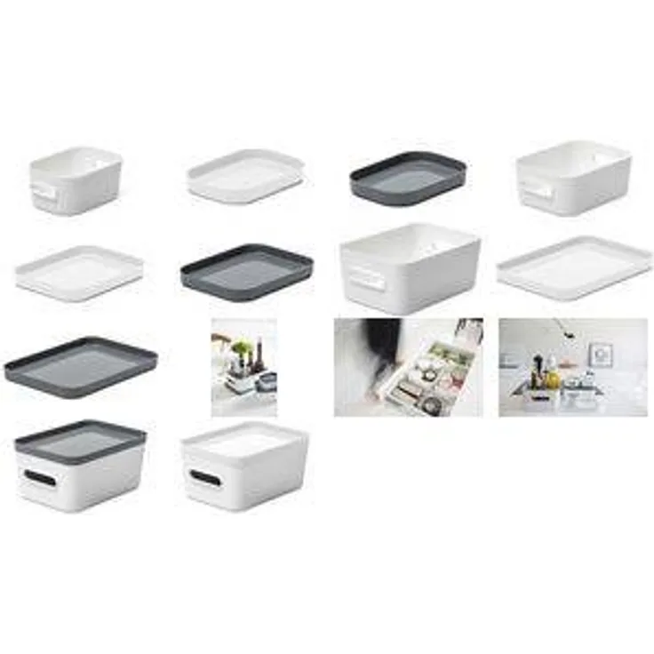 smartstore Aufbewahrungsbox COMPACT L, 15,4 Liter, weiß