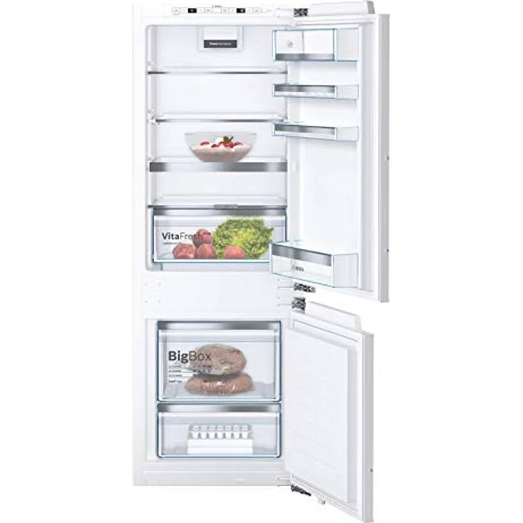 Bosch KIS77ADD0 Kühl-Gefrierkombination, Einbau, weiß, LED, Schnellkühlen und -gefrieren, VitaFresh Plus, Breite 56 cm, Energieklasse D – Bild 1
