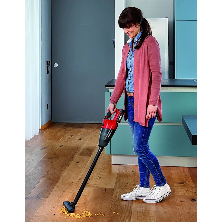 Einhell Akku-Handstaubsauger TE-VC 18 Li-Solo Power X-Change PXC (Lithium-Ionen, 540 ml-Staubfangbehälter, inkl. 3 Düsen, Verlängerung, Wandhalterung, ohne Akku und Ladegerät) – Bild 4