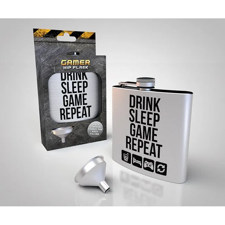 Flachmann - Drink, Sleep, Game, Repeat