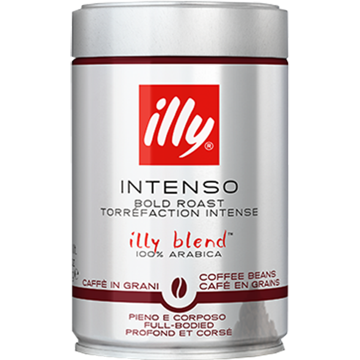 illy Espresso Intenso ganze Bohne, starke Röstung 250g