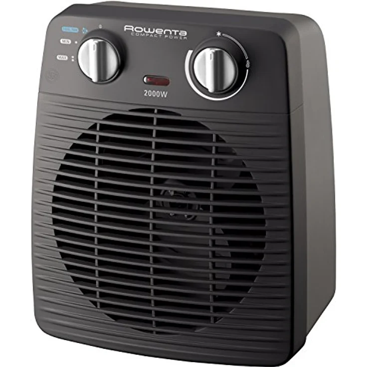 Rowenta SO2210 Compact Power Heizlüfter, Zwei Leistungsstufen, Elektro-Heizung, Badezimmer, Innenraum, Heizlüfter – Bild 1