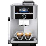 Siemens TI9553X1RW EQ.9 plus connect s500 Kaffeevollautomat, 1500 Watt, automatische Dampfreinigung, Baristamodus, iAroma, Edelstahl, mit Milchsystem und integriertem Mahlwerk