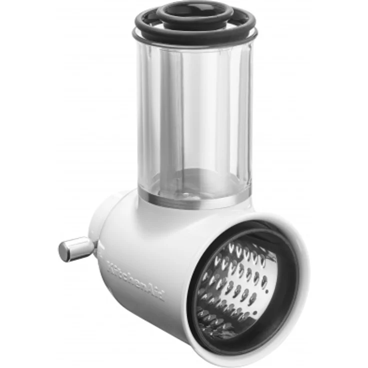 KitchenAid 5KSMVSA Gemüseschneider für die Küchenmaschine, inkl. Stopfer, drei Trommeln, Kunststoff, weiß – Bild 2