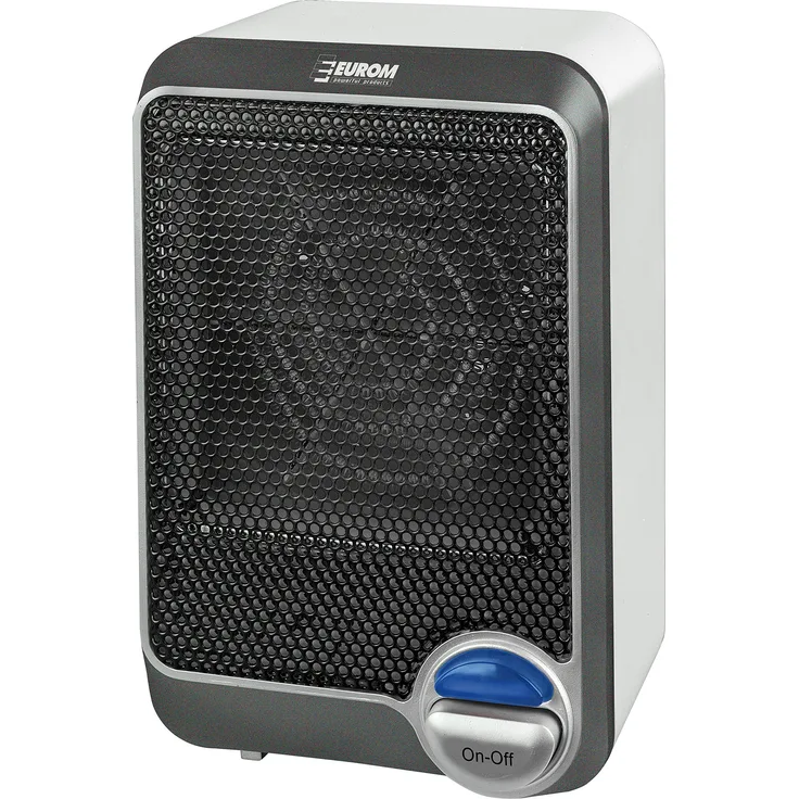 Eurom Heizlüfter ''Fan Heater 600'', 600W, CUBE- Design 11x12x18,5cm, Heizer, Heizgerät, Elektroheizung, Heizung, Elektroofen, Heizlüfter
