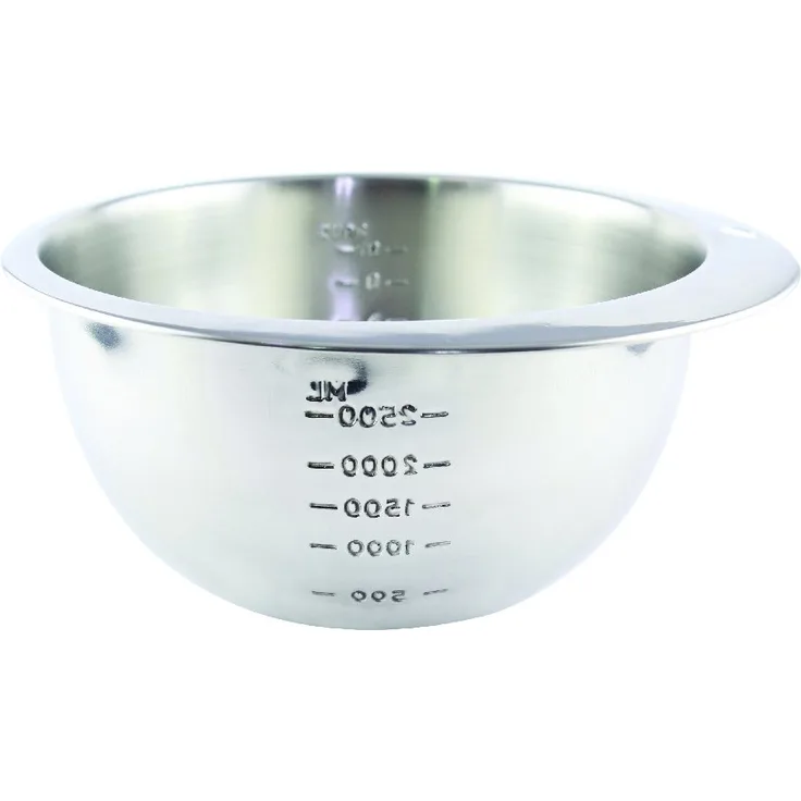 Zenker 29632 Rührschüssel, Edelstahl, Grau, 25 x 25 x 12 cm