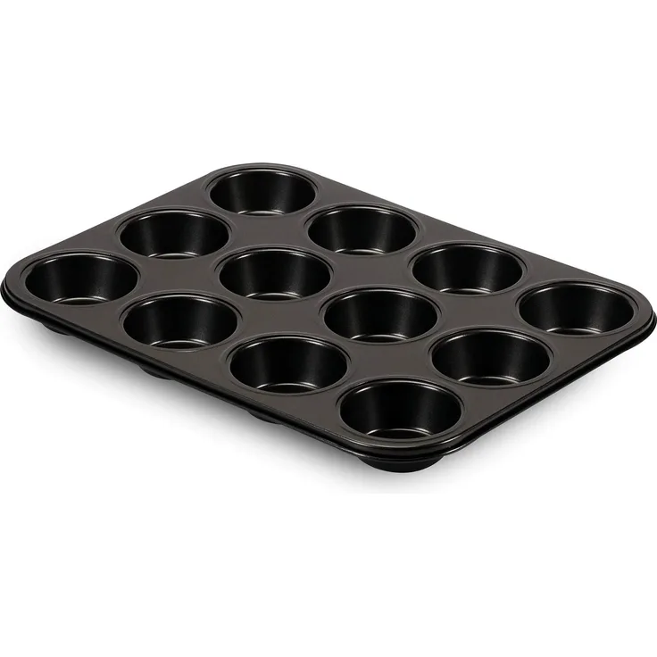Formegolose 89912FG Muffinform 12er (27 x 35 cm), Schwarz