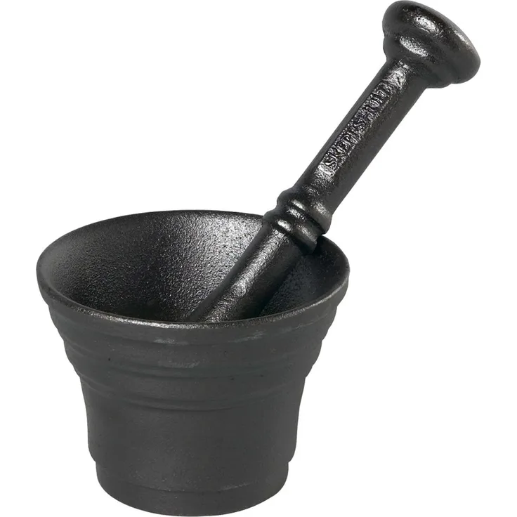 SKEPPSHULT Mörser, Schwarz, 8 cm