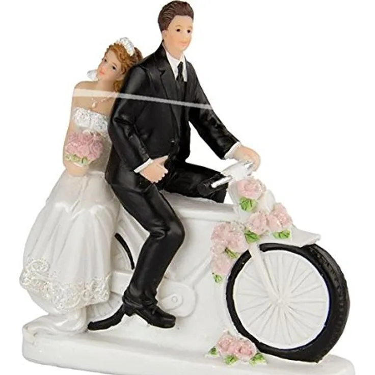 Folat Hochzeit Figur ? Braut und Bräutigam mit Bike