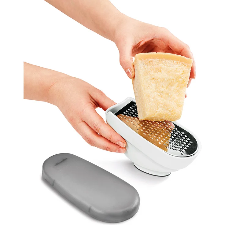 Metaltex 199709080 Box-Reibe mit Aufbewahrung, Kunststoff, Edelstahl – Bild 3