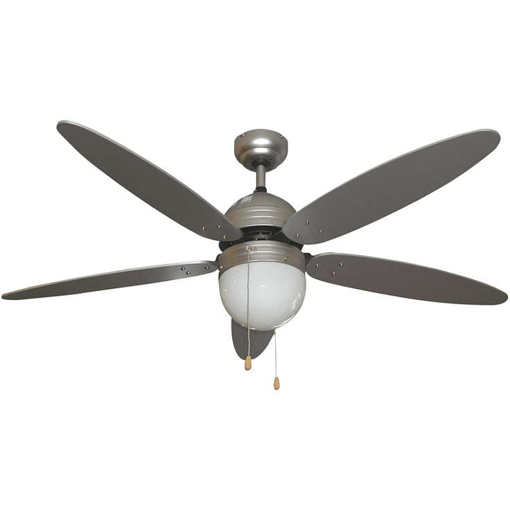 Sonnenkönig 10530568 Deckenventilator Silber-Grau, 60 Watt