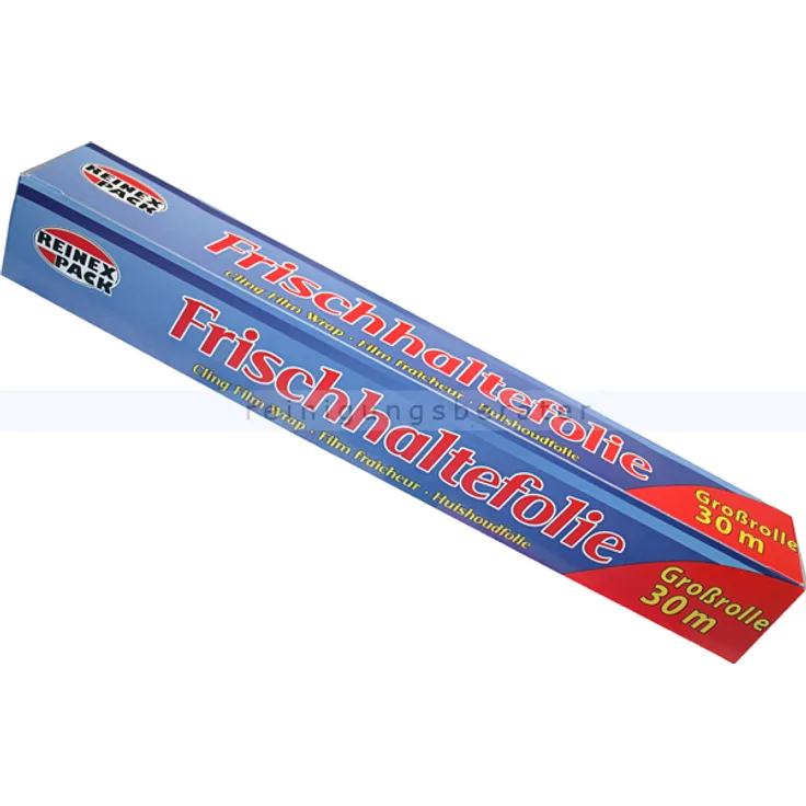 Reinex Frischhaltefolie 30 cm breit, 30 m lang mit Geschmacks- und Aroma-Barriere