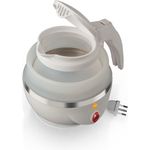 Macom 862 Space Kettle Elektrischer Wasserkocher, kompakt, platzsparend, für unterwegs, Weiß