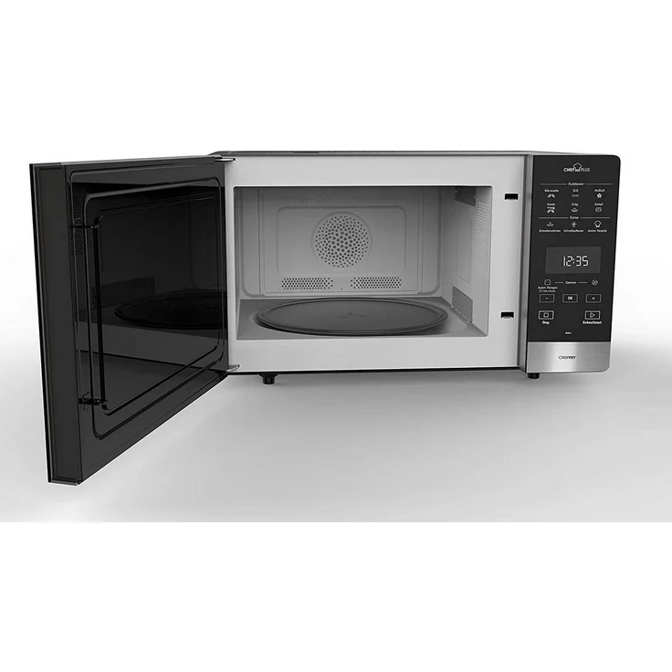Bauknecht Chef Plus MW 49 SL 5in1-Mikrowelle mit Grill, Standgerät, 800 Watt, 25 Liter Garraum, Auftaufunktion, Crisp-Funktion, eletronische Steuerung, Grillfunktion, Schnellstart – Bild 2