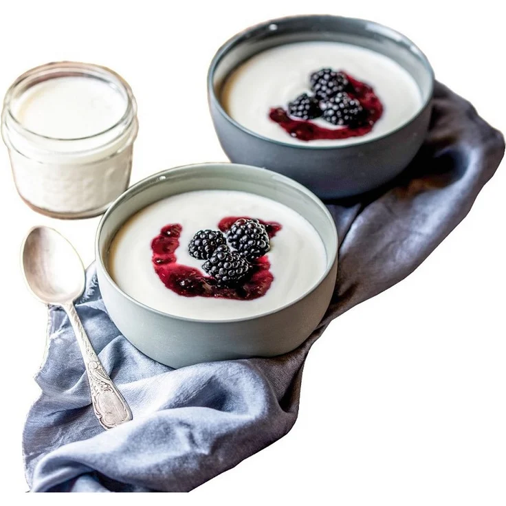 Rommelsbacher JG80 Jona Joghurt- und Frischkäsezubereiter inklusive 4 Keramik Portionsbecher à 125 ml mit Deckel, 2 XXL Glasbehälter à 1,2 Liter mit Deckel, Abtropfsieb mit Deckel, schwarz, edelstahl – Bild 5