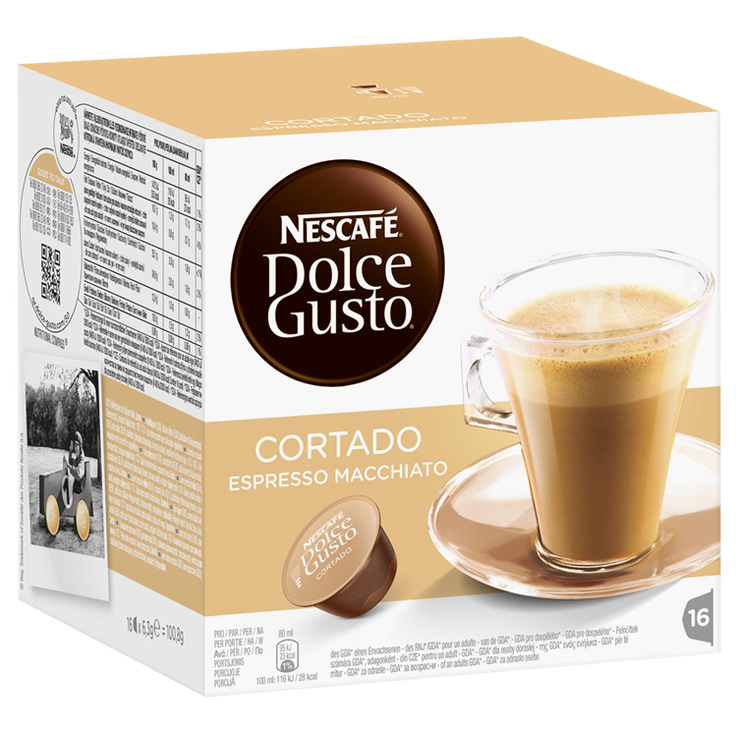 Nescafe Dolce Gusto Cortado Espresso Macchiato 16 Kapseln