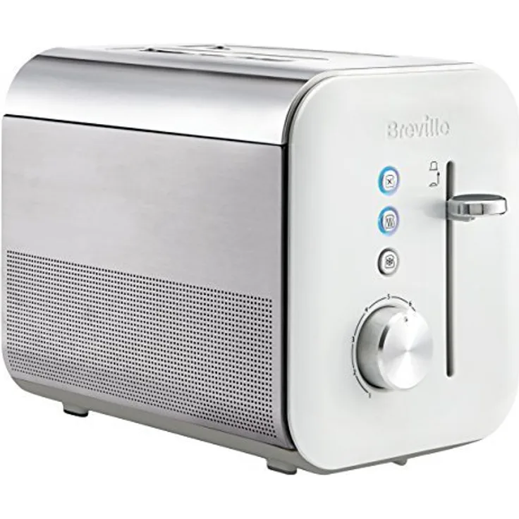 Breville VTT676X 2 Scheiben Toaster, Steel, Weiß