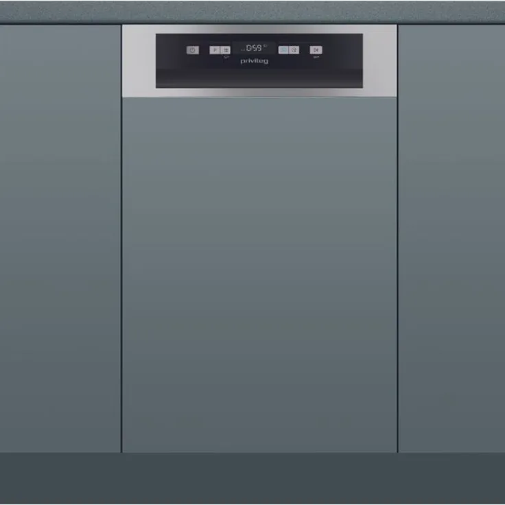 Privileg RSBO 3T224 X, Geschirrspüler, E, Geräuschemissionsklasse B, Geräuschemissionen 44 Dezibel