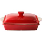 Aroma Housewares Doveware Kasserolle 3.0 quart rubinrot